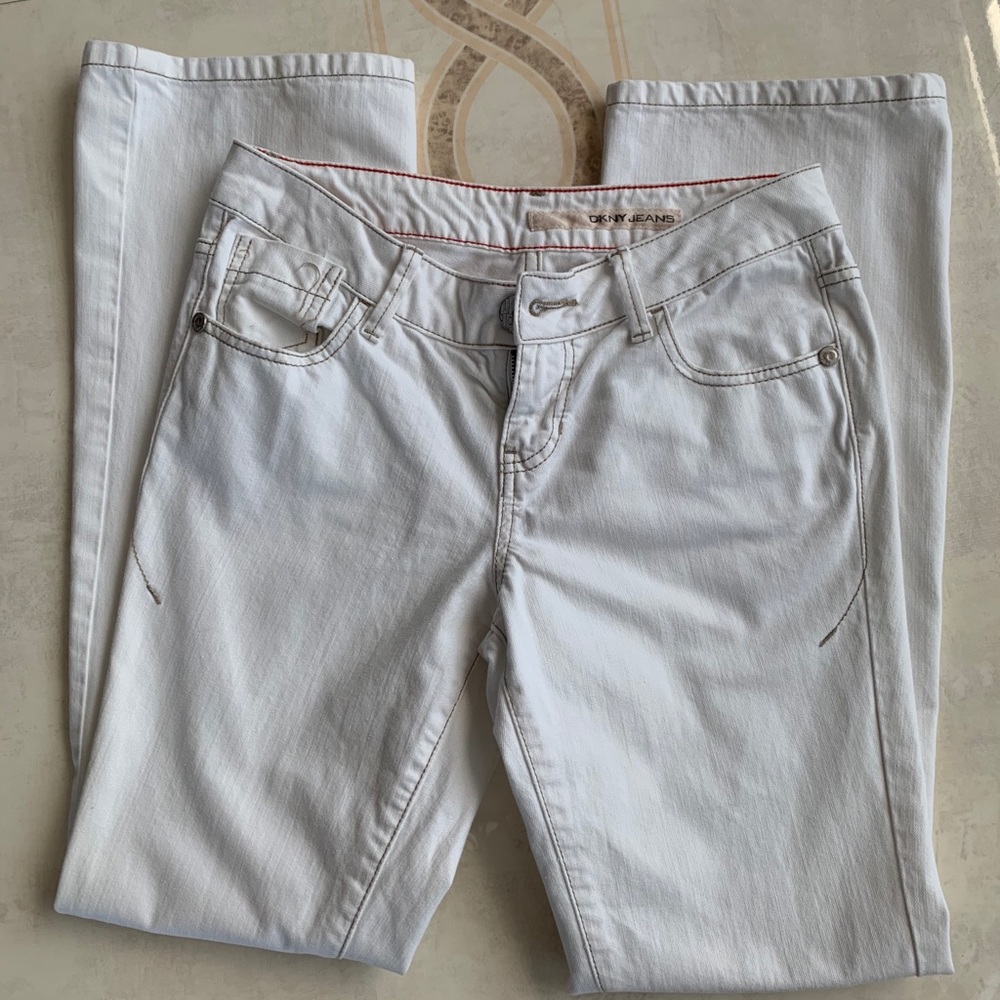 DKNY White jeans size 4
